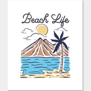 Beach life Posters and Art